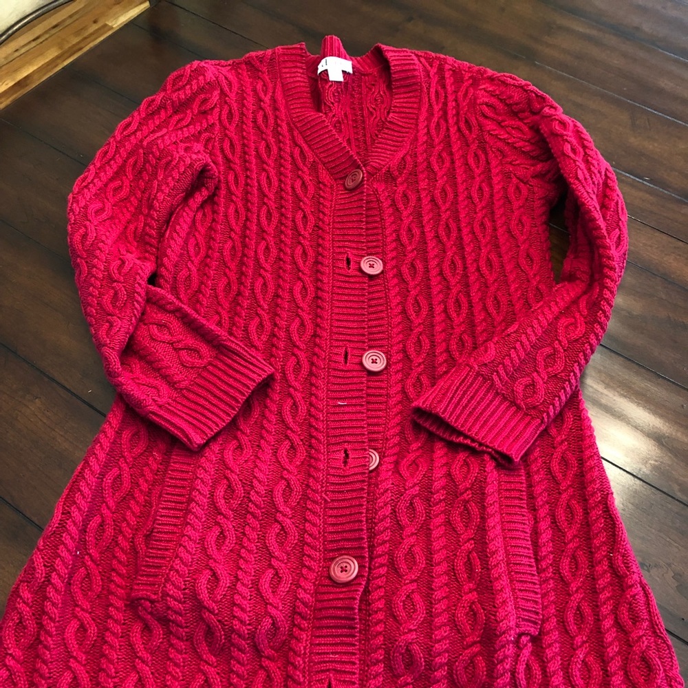 Cable Knit Tunic Sweater =👔